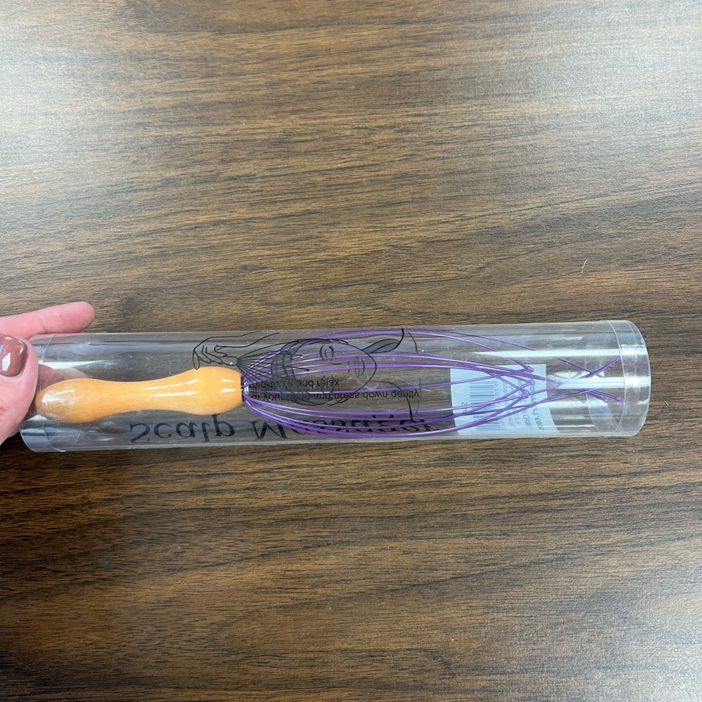 purple scalp massager
